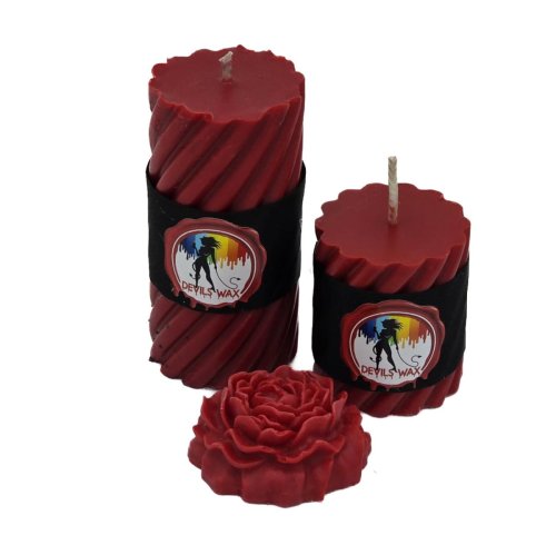 Red Large Pillar Candle